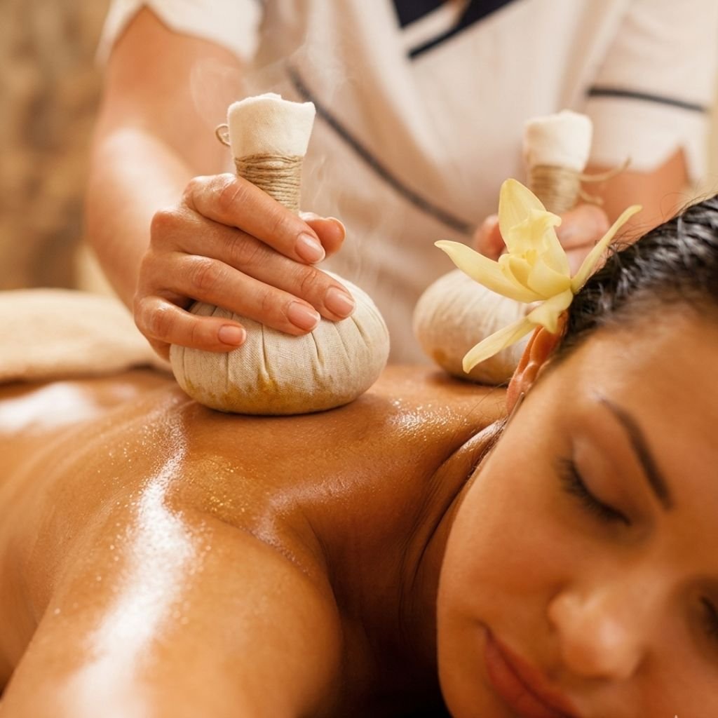 This is the image of Ayurvedic treatments in Indimasi Ayurvedic healing village